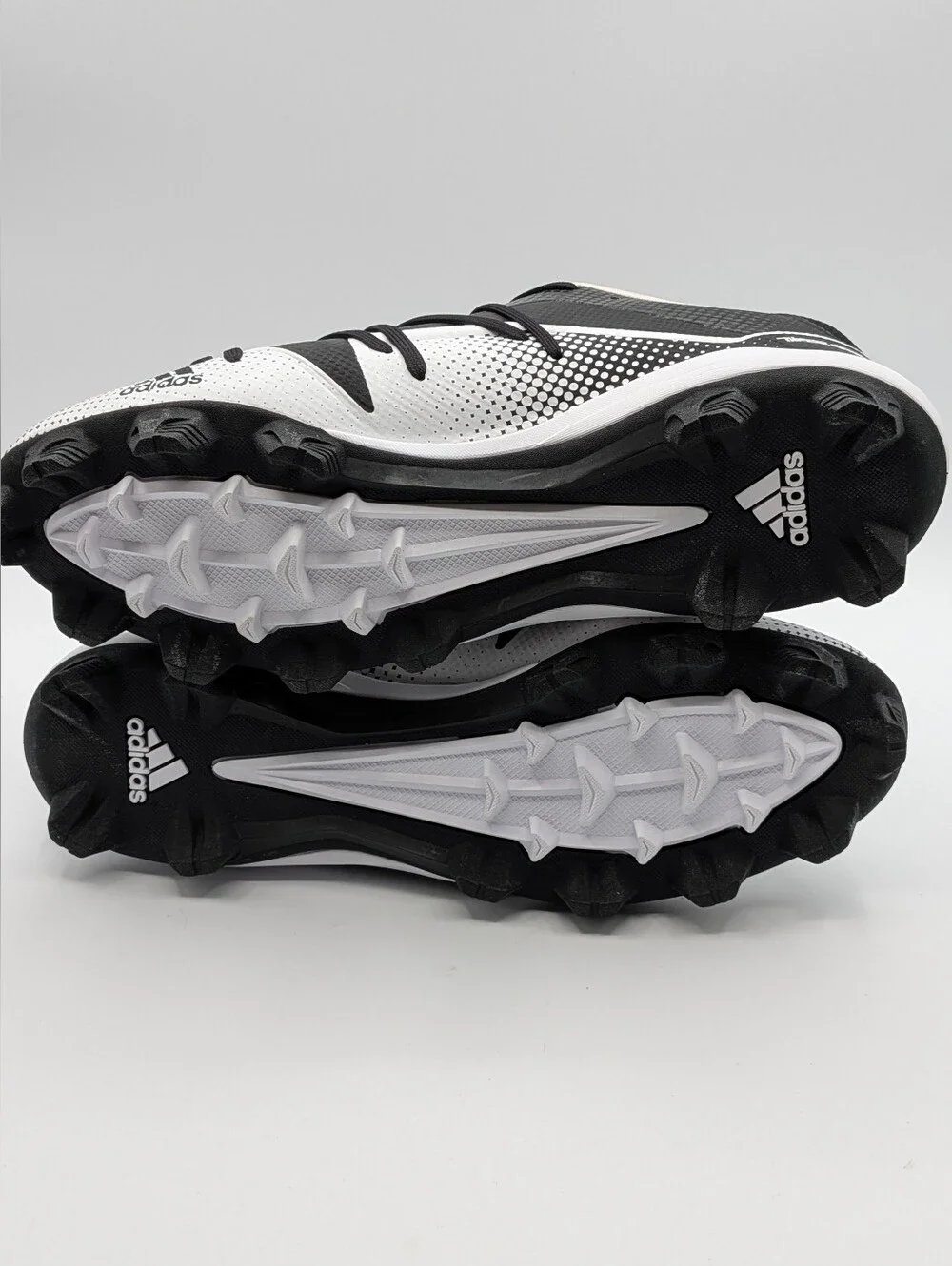 Adidas Adizero Afterburner 7 MD Baseball ⚾ Cleats in black and white  -  Sz 12